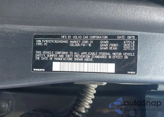 YV1612TK3G2400482: 42577114