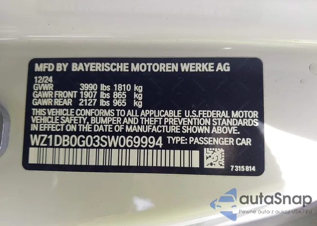 WZ1DB0G03SW069994: 42577147