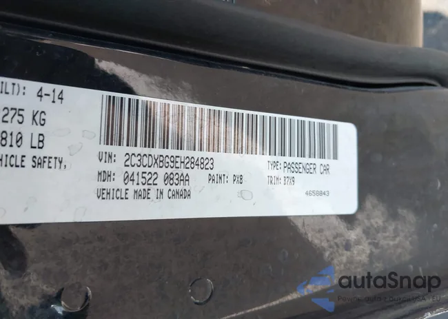 2C3CDXBG9EH284823: 42577422