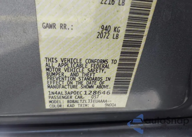 1N4AL3AP0EC128646: 42577445