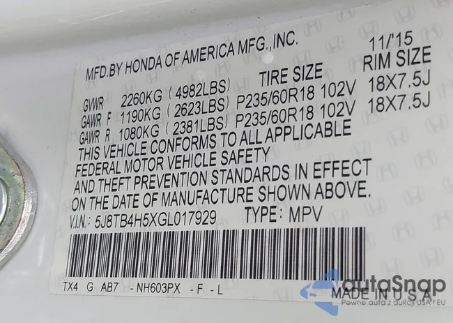 5J8TB4H5XGL017929: 42578504