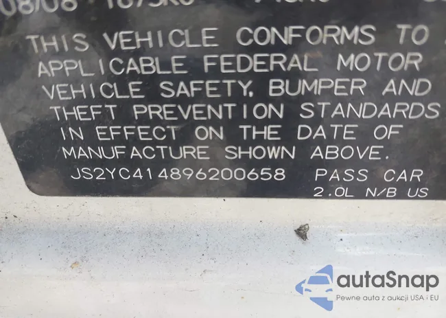 JS2YC414896200658: 42578568