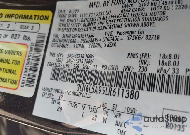 3LN6L5A95LR611380: 42578658