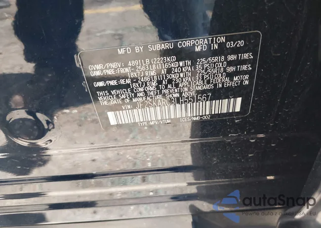 JF2SKARC3LH551567: 42578728