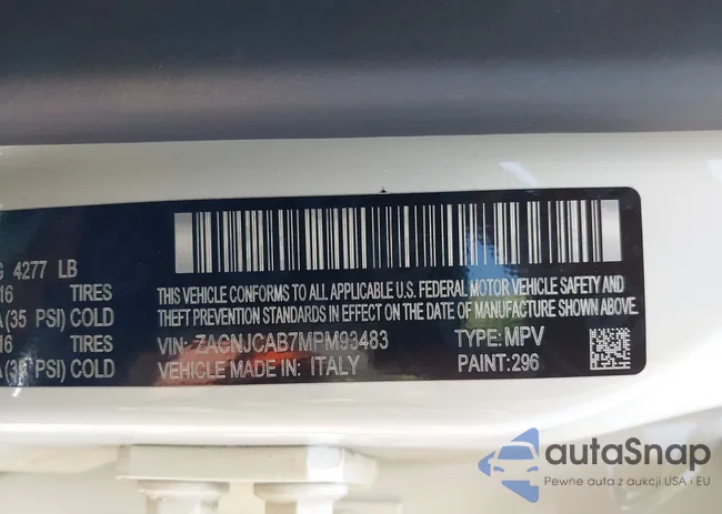ZACNJCAB7MPM93483: 42579086