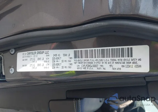 1C4PJMCBXEW166837: 42578214