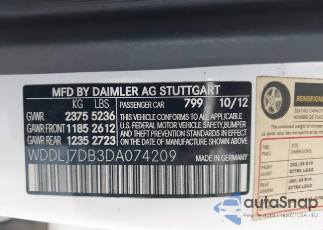 WDDLJ7DB3DA074209: 42578269