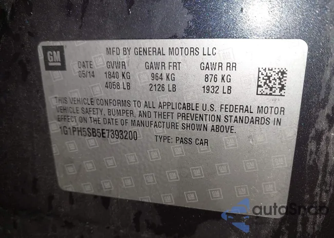 1G1PH5SB5E7393200: 42578302