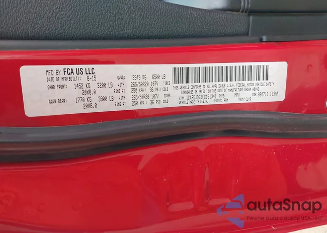 1C4RDJDG3FC101341: 42578392