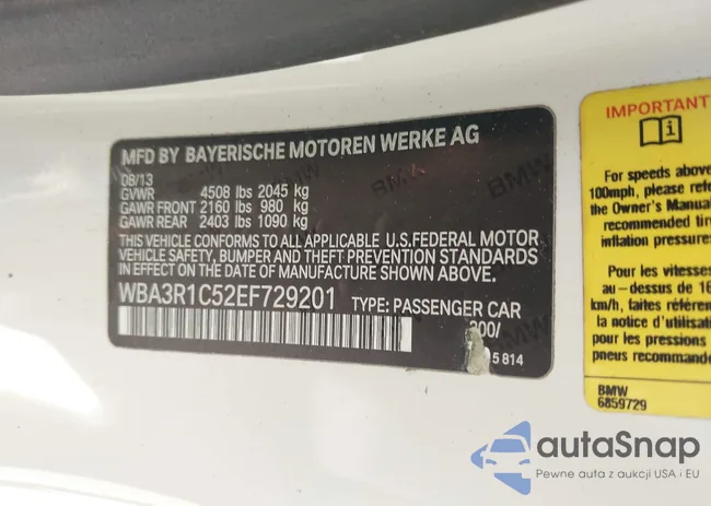 WBA3R1C52EF729201: 42579604