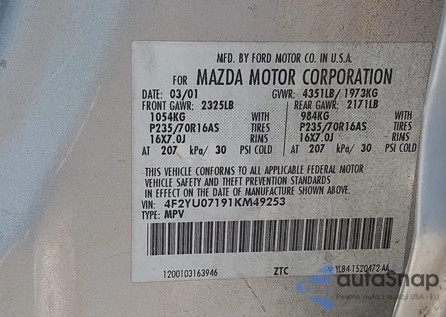 4F2YU07191KM49253: 42579680