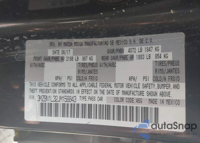 3MZBN1L32JM158843: 42579682