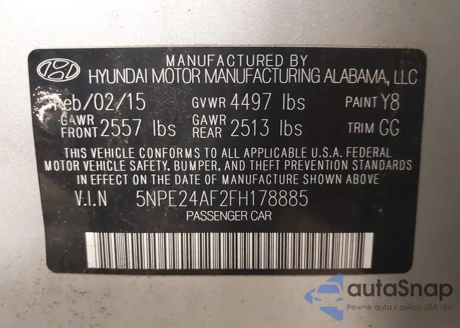 5NPE24AF2FH178885: 42579767