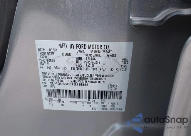 2LMDU88C07BJ15855: 42580028