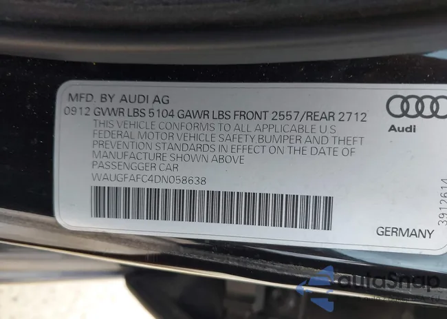 WAUGFAFC4DN058638: 42579172