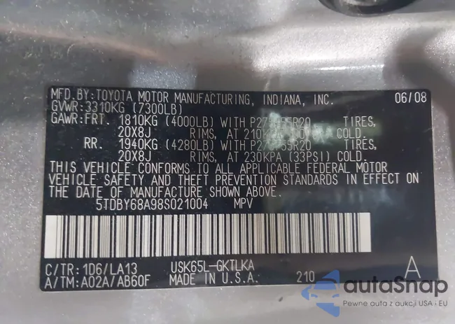 5TDBY68A98S021004: 42579187