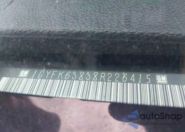 1GYFK63838R226415: 42579357