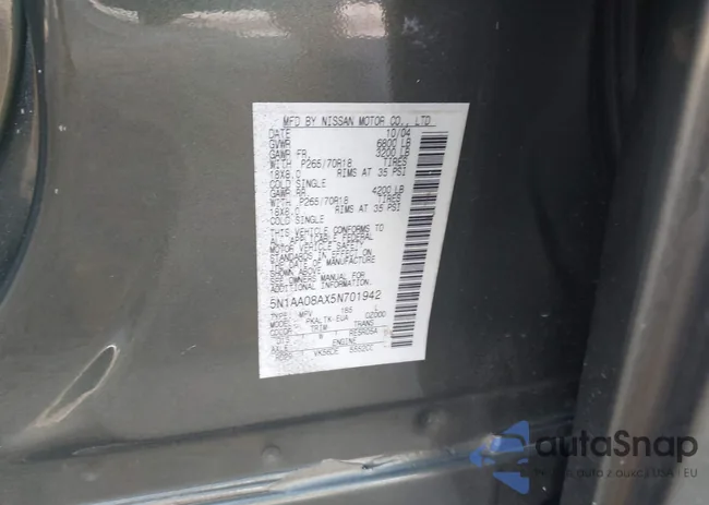 5N1AA08AX5N701942: 42579411