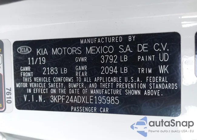 3KPF24ADXLE195985: 42579452