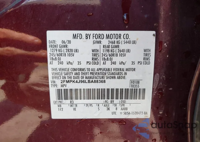 2FMPK4J96LBA88368: 42580569