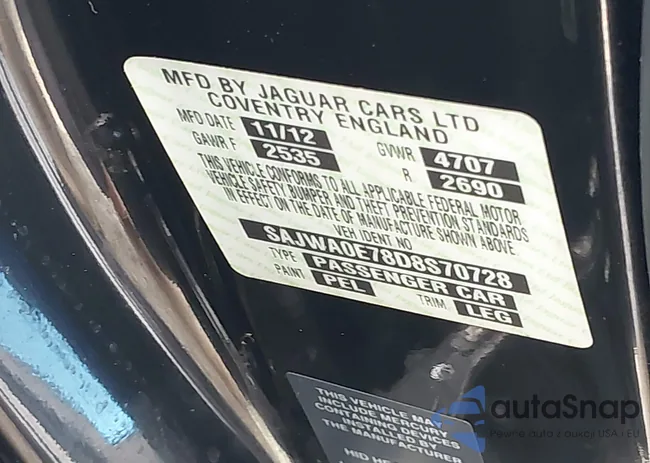 SAJWA0E78D8S70728: 42580853