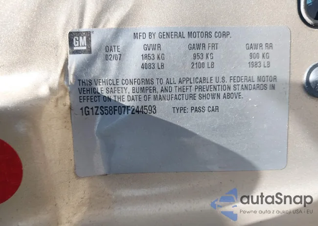 1G1ZS58F07F244593: 42580128