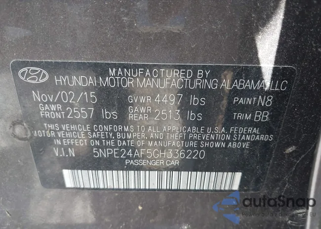 5NPE24AF5GH336220: 42580402