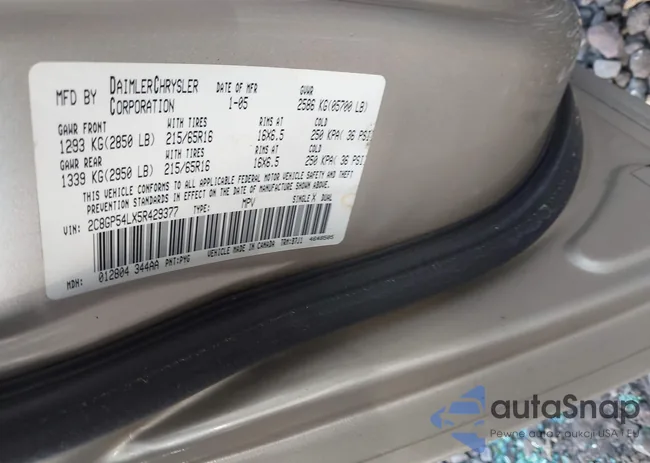 2C8GP54LX5R429377: 42580414