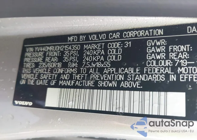 YV440MRU0H2154350: 42581611