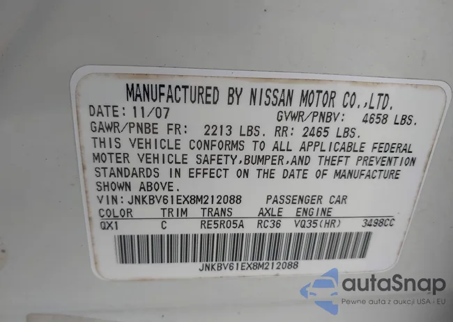 JNKBV61EX8M212088: 42581688