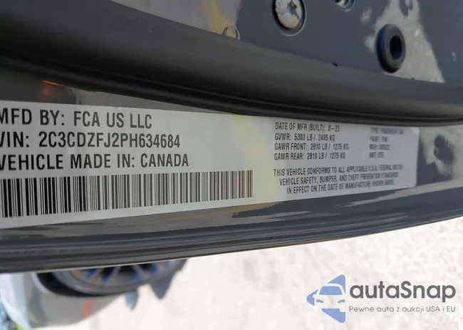 2C3CDZFJ2PH634684: 42582058