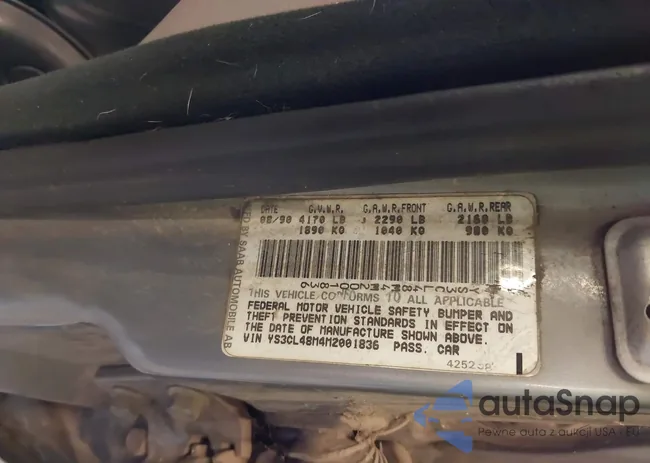 YS3CL48M4M2001836: 42581248