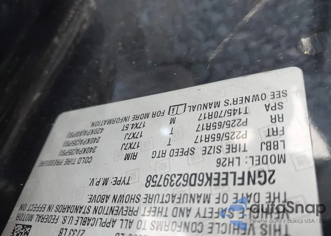 2GNFLEEK6D6239758: 42582501