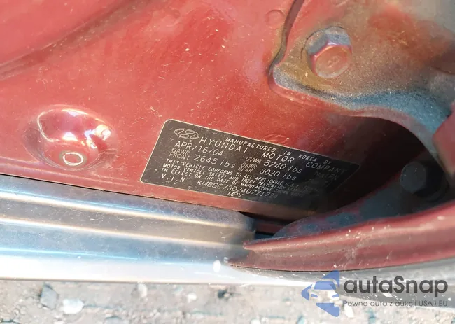 KM8SC73D24U771724: 42582528