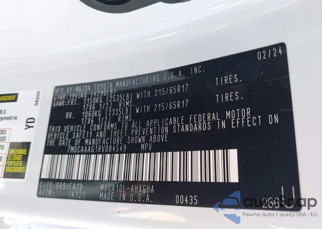 7MUCAAAG1RV084549: 42582648