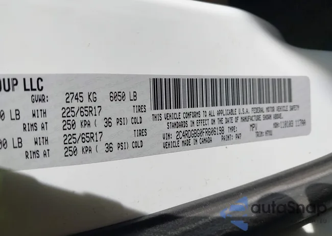 2C4RDGBG0FR606198: 42582694