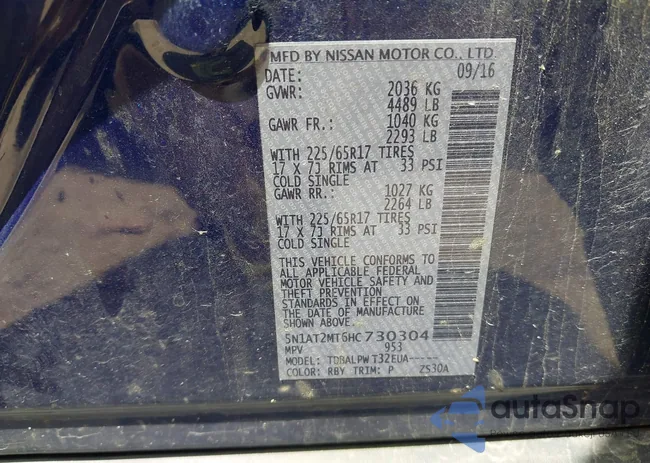 5N1AT2MT6HC730304: 42582705