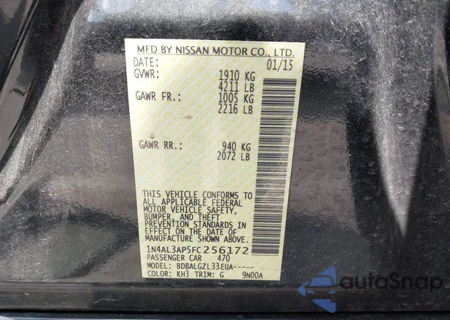 1N4AL3AP5FC256172: 42582096