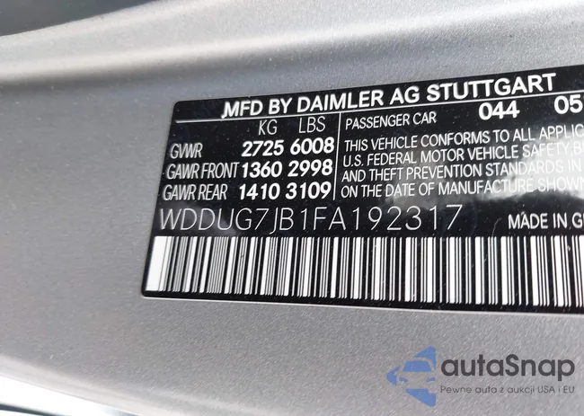 WDDUG7JB1FA192317: 42583731