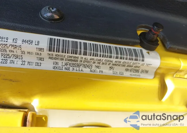 1J4FA39S96P702423: 42583830