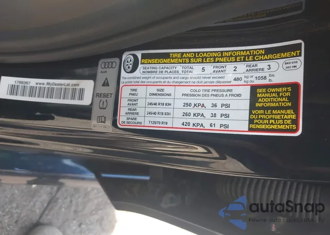 WAUFFAFL7EN036372: 42584007