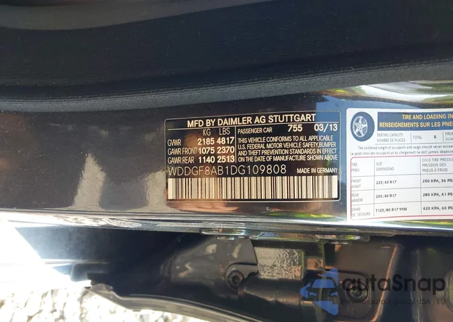 WDDGF8AB1DG109808: 42583132