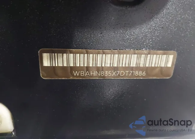 WBAHN835X7DT71886: 42583157