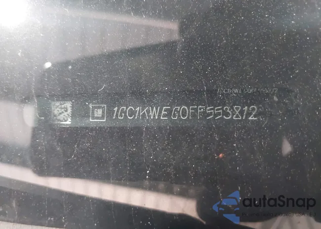 1GC1KWEG0FF553812: 42583300