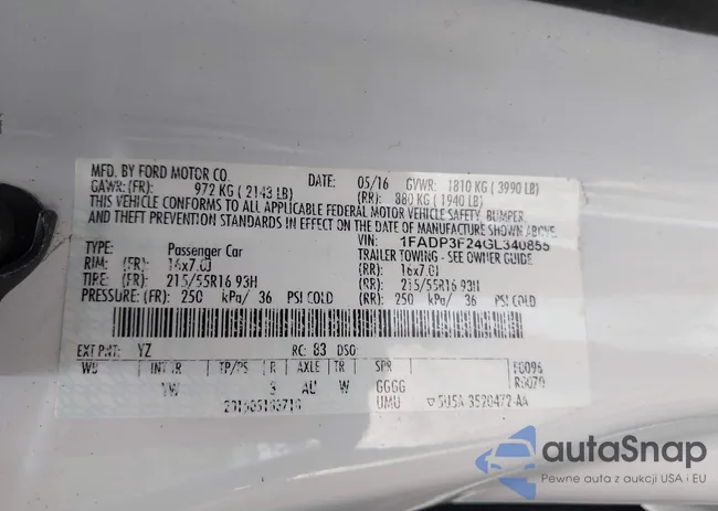 1FADP3F24GL340855: 42583363