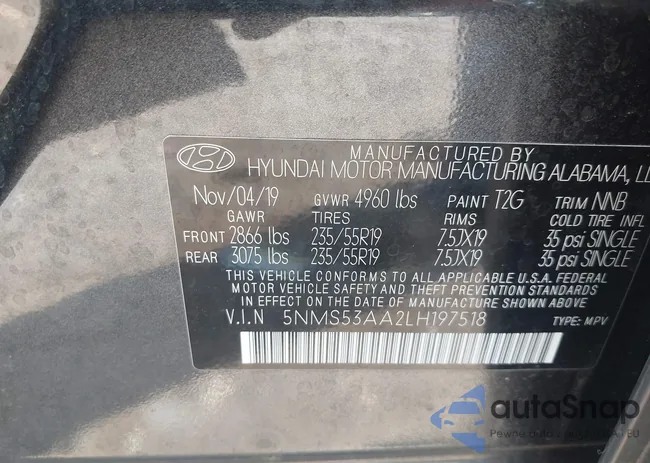 5NMS53AA2LH197518: 42583378