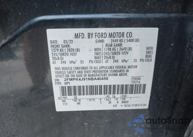 2FMPK4J91NBA40456: 42584501