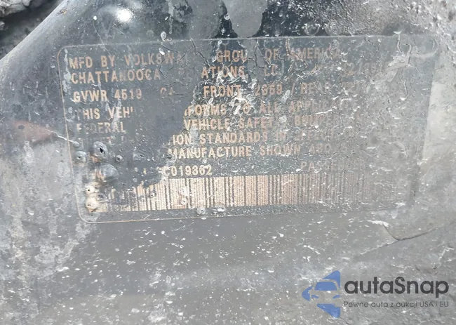 1VWCT7A31GC019362: 42584782