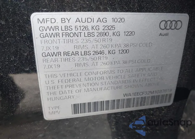 WA1EECF32M1037619: 42584858