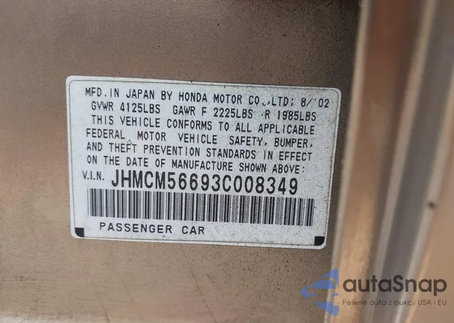 JHMCM56693C008349: 42584903